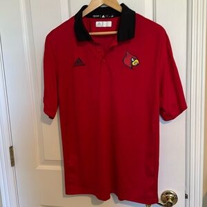 Adidas University of Louisville men’s polo size large